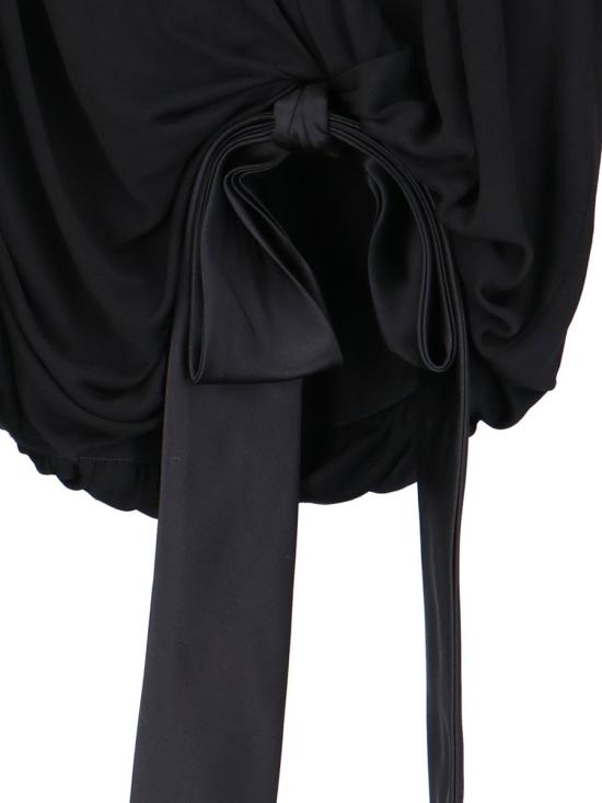  생로랑 숏 원피스 744258 Y6H331000 Black - SAINT LAURENT