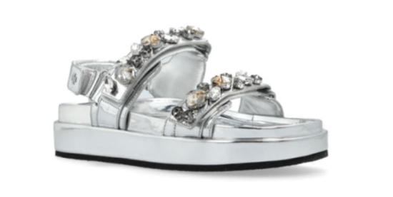 25SS 토리버치 샌들 164798 020 Silver - TORY BURCH