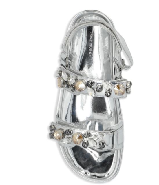 25SS 토리버치 샌들 164798 020 Silver - TORY BURCH