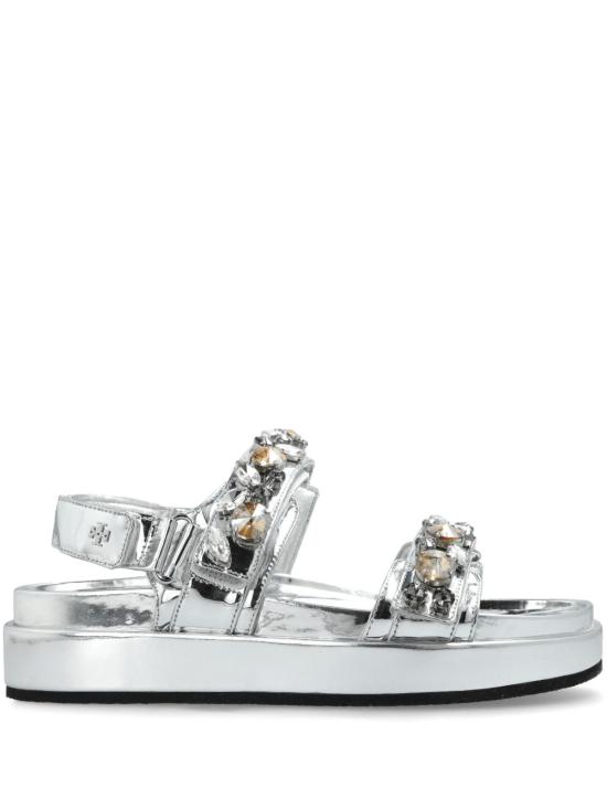 25SS 토리버치 샌들 164798 020 Silver - TORY BURCH
