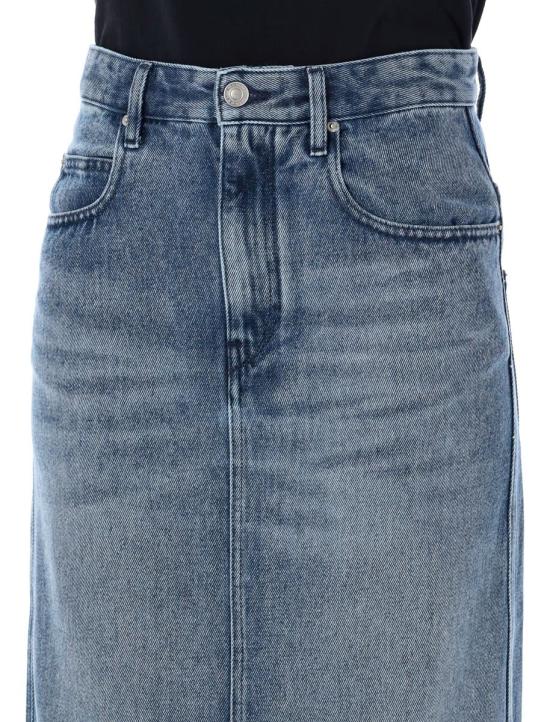 25SS 이자벨마랑에뚜왈 롱 스커트 25PJU0045FBB1H07I 30LU BLUE - ISABEL MARANT ETOILE