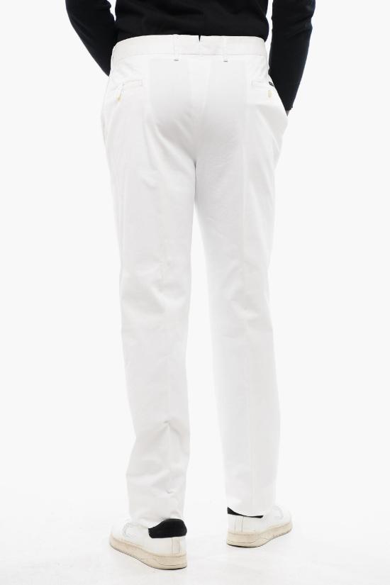  꼬르넬리아니 스트레이트 팬츠 714D01 2113500 028 White - CORNELIANI