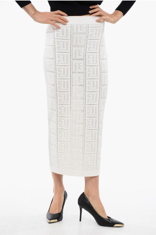  발망 스커트 XF1LD041KB16 0FA White