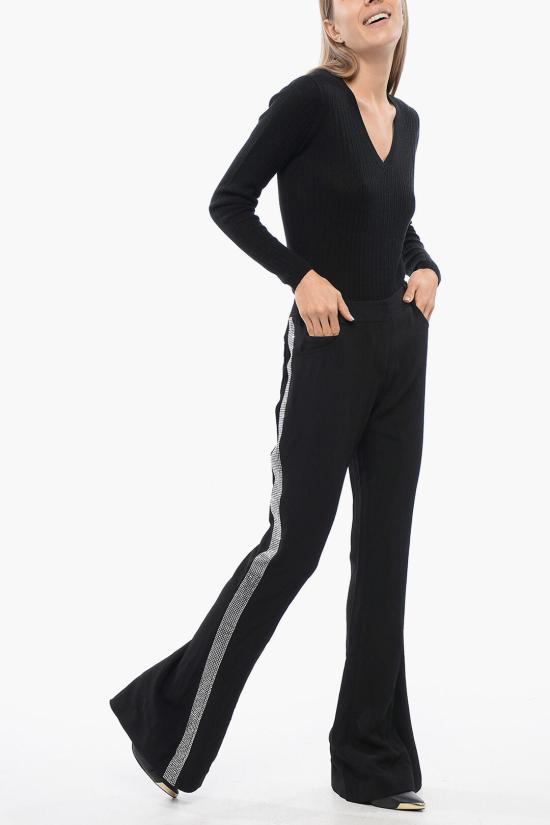  발망 스트레이트 팬츠 VF0PP030VA00 EAC Black - BALMAIN