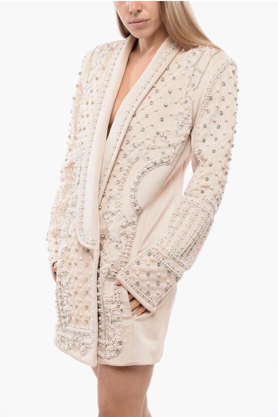  발망 수트 세트 XF0R9076PB17 0AL Pink - BALMAIN