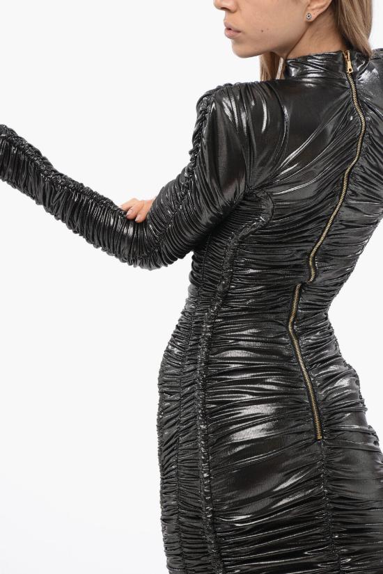  발망 숏 원피스 XF1R9940JB69 GHR Gray - BALMAIN