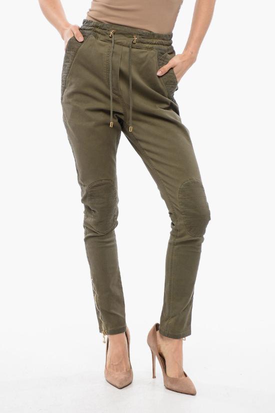  발망 스트레이트 팬츠 XF1MH008CB71 8AD Green