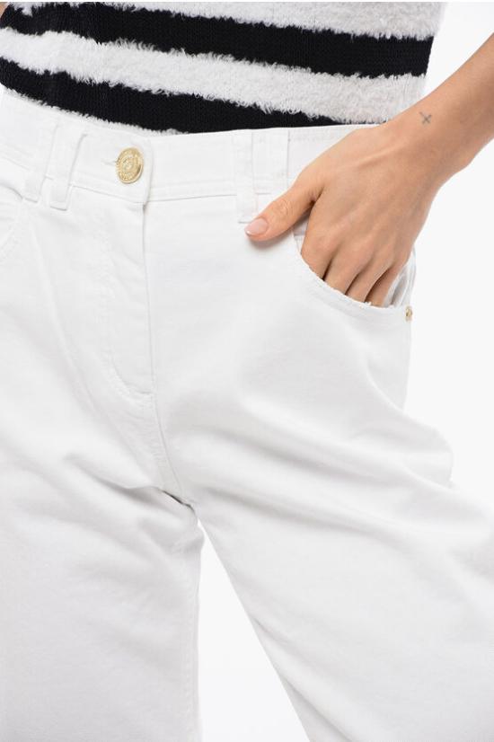  발망 데님 팬츠 SF15632D087 0FA White - BALMAIN