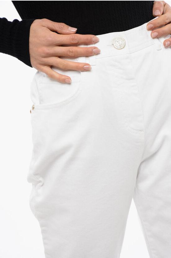  발망 데님 팬츠 SF15590D087 0FA White - BALMAIN