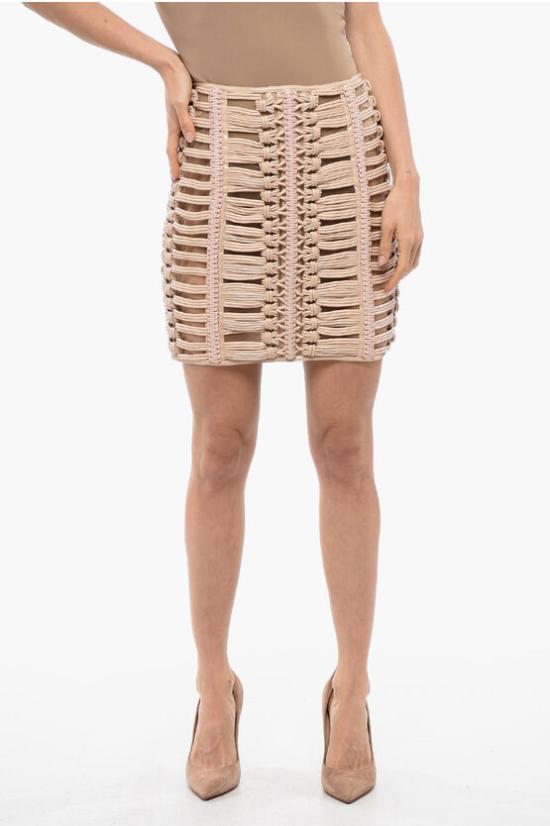  발망 숏 스커트 XF0LB430AB11 0AL Pink