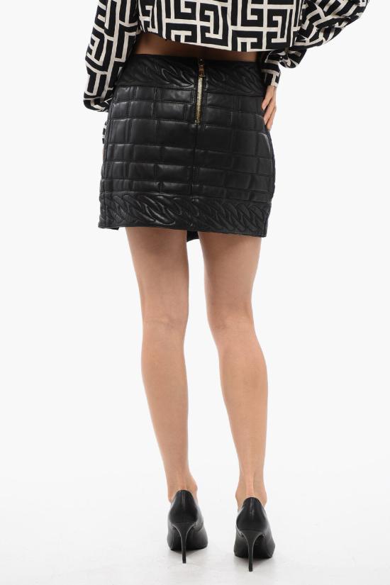  발망 숏 스커트 XF0LB420LB36 0PA Black - BALMAIN