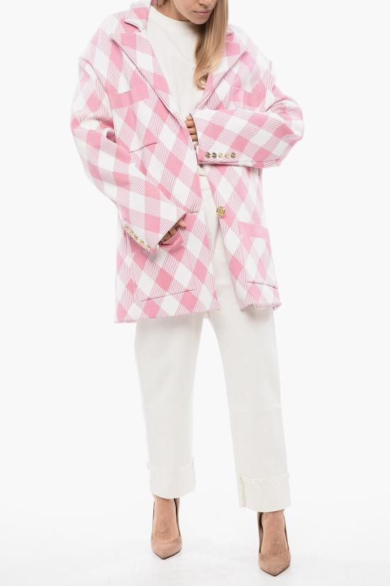 발망 코트 VF17321K214 OAJ Pink - BALMAIN