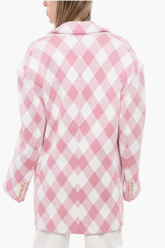  발망 코트 VF17321K214 OAJ Pink - BALMAIN