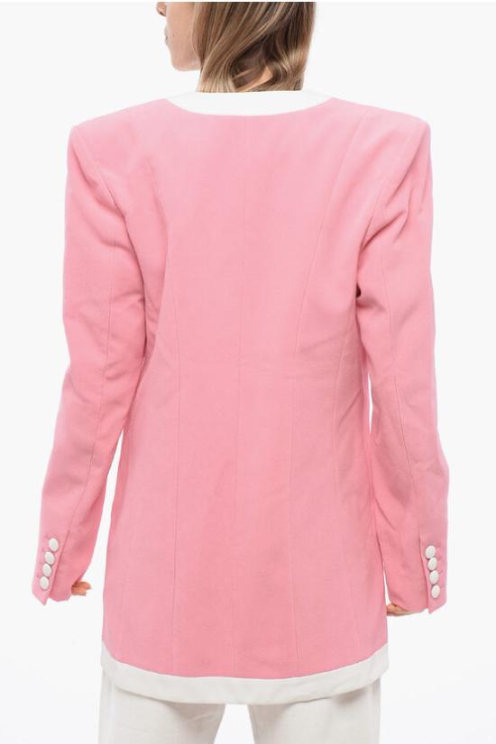  발망 수트 자켓 VF17576V089 OAJ Pink - BALMAIN