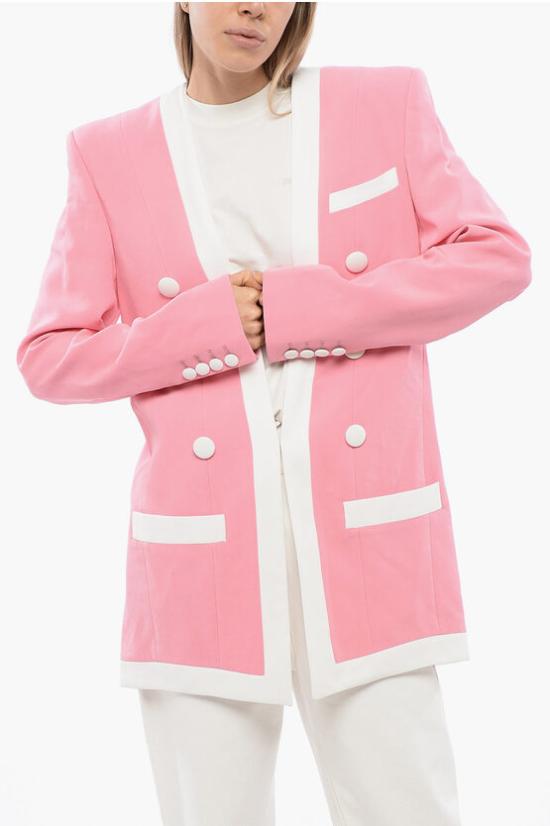  발망 수트 자켓 VF17576V089 OAJ Pink