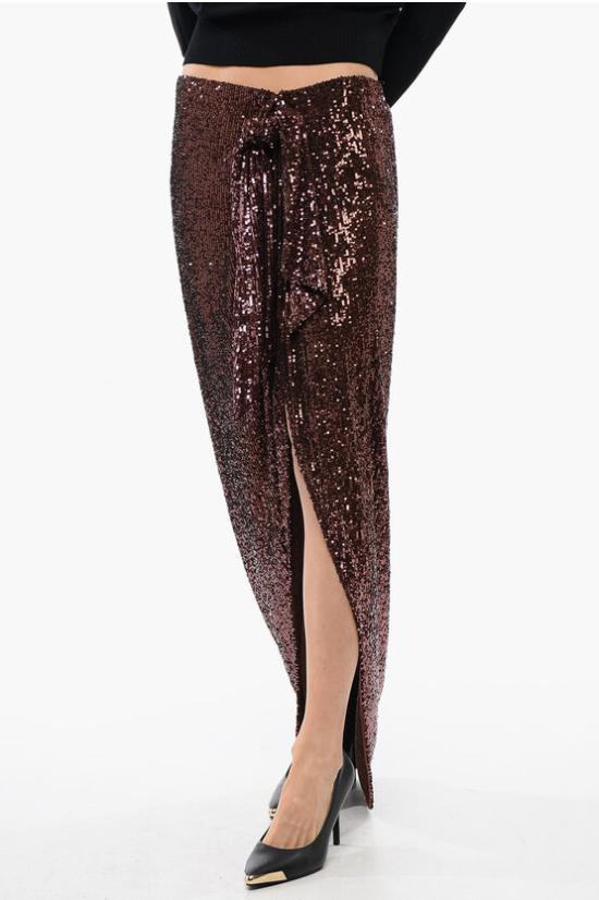  발망 스커트 UF04720X437 8KF Brown