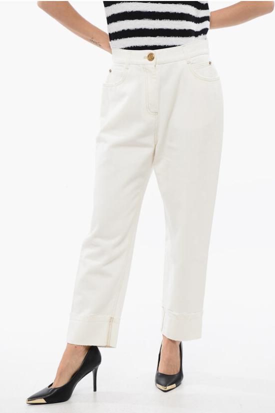  발망 데님 팬츠 UF05701D069 0FA White