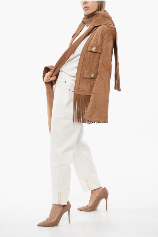  발망 코트 TF17556L001 8KA Beige - BALMAIN