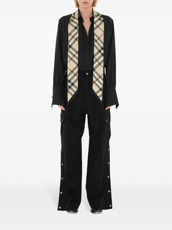 25FW 버버리 실크 스카프 8095831 STONE DOM - BURBERRY