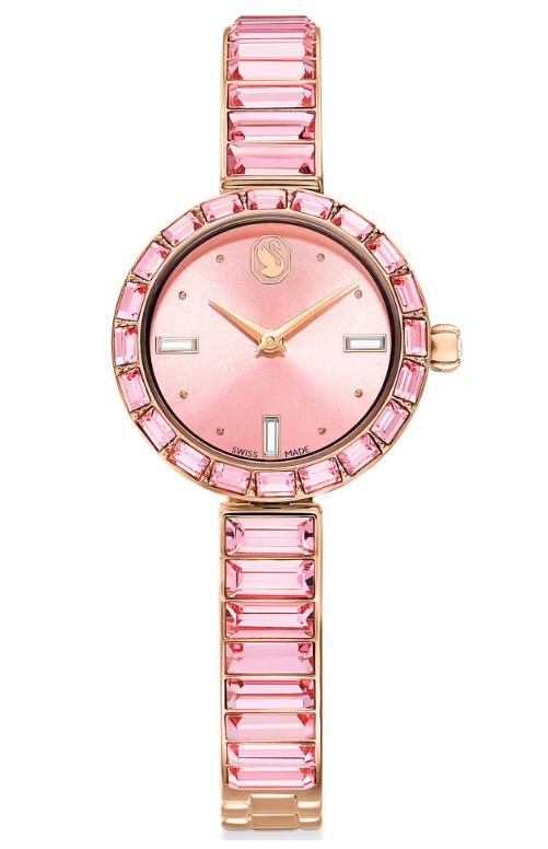 24FW 스와로브스키 손목시계 5679890 PINK PRO