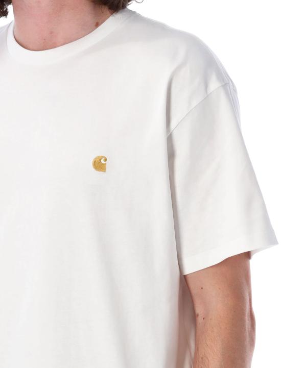 26SS 칼하트 WIP 숏슬리브 체이스 티셔츠 I026391 00RXX Bianco - CARHARTT WIP