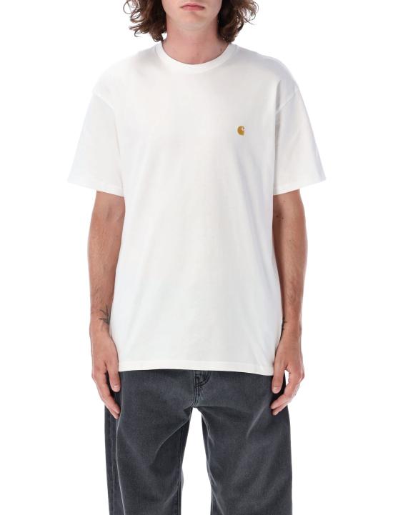 26SS 칼하트 WIP 숏슬리브 체이스 티셔츠 I026391 00RXX Bianco