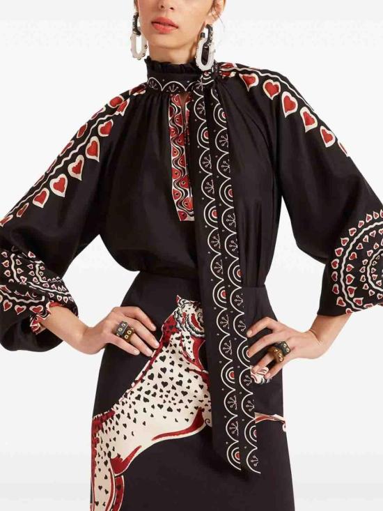 25FW 라 더블제이 블라우스 SHI0086SIL009GAT01BL01 Black - LA DOUBLEJ