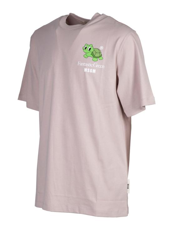  엠에스지엠 반팔 티셔츠 3446MM13237298 Beige - MSGM