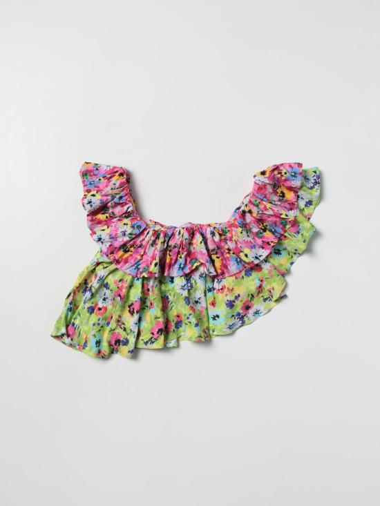  [키즈] 엠에스지엠 티셔츠 MS029489 044 Fuchsia - MSGM