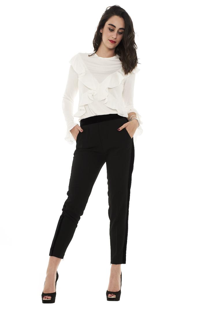  핑코 스트레이트 스트레이트 팬츠 BELLO 55 Z99 - PINKO