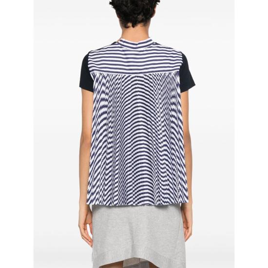 25SS 사카이 반팔 티셔츠 SCW 238 240 BLUE - SACAI