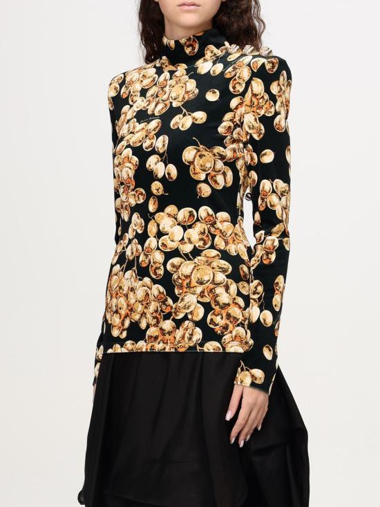 24FW 발망 탑 DF0AR092JJ44 EIV Black - BALMAIN