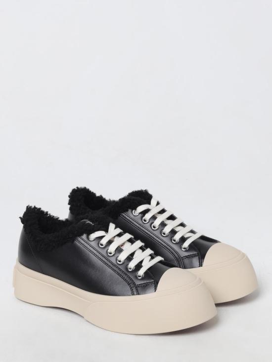 25FW 마르니 뮬/슬리퍼 SNZW007320P5045 00N99 Black - MARNI