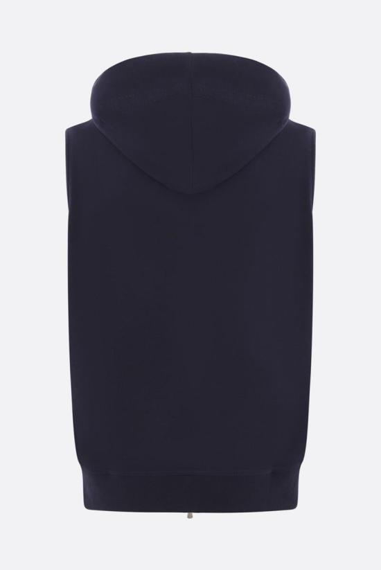 26SS 브루넬로 쿠치넬리 스웨터 MM8319079GC1265 COBALT DARK GRAY - BRUNELLO CUCINELLI