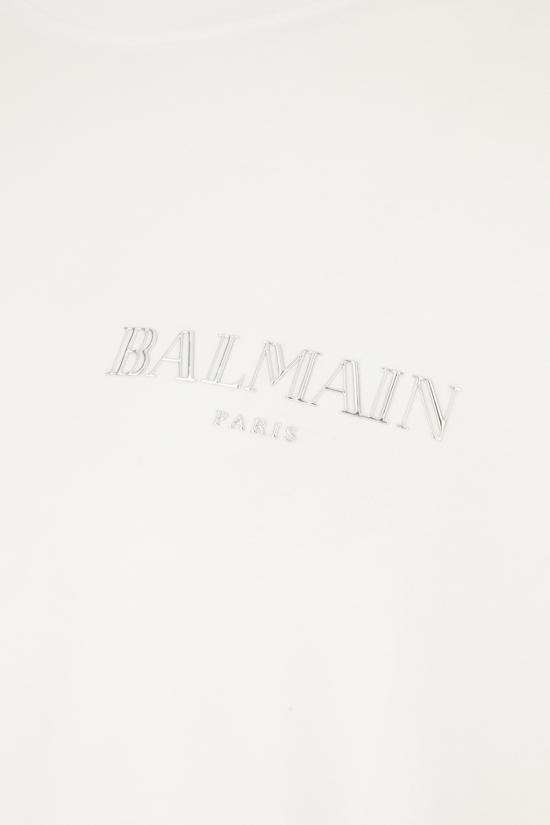 25SS 발망 반팔 티셔츠 EH1EF000GD84 0HF BLANC ARGENT - BALMAIN