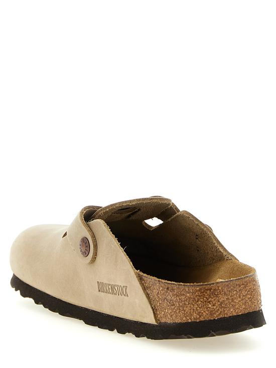 26FW 버켄스탁 보스턴 BS 뮬 960813TABACCOBROWN Beige - BIRKENSTOCK