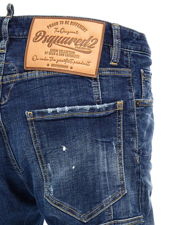 25SS 디스퀘어드2 타이디 바이커 스키니 진 S74LB1653S30664470 Blue - DSQUARED2