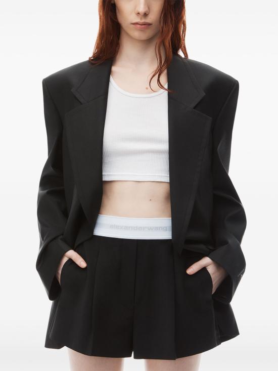 25SS 알렉산더 왕 숏팬츠 1WC3244747 001 BLACK - ALEXANDER WANG