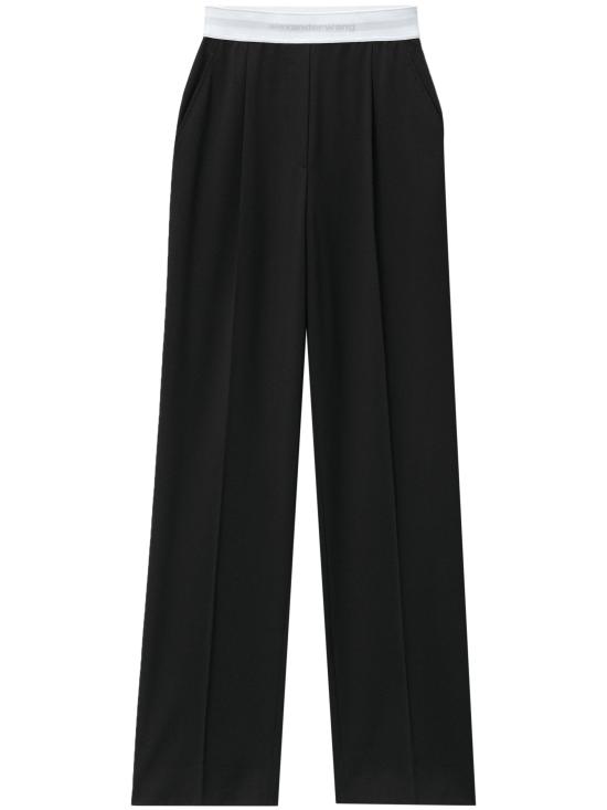  알렉산더 왕 플레어 팬츠 1WC3244748 001 BLACK - ALEXANDER WANG