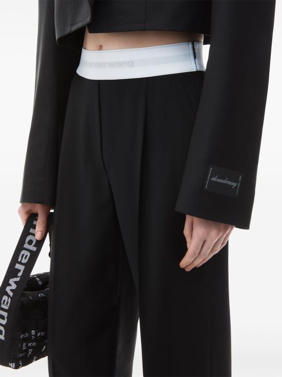 25SS 알렉산더 왕 플레어 팬츠 1WC3244748 001 BLACK - ALEXANDER WANG