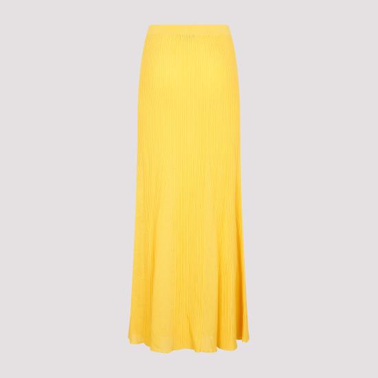  가브리엘라허스트 미디 스커트 2239800 A016 CDY CADMIUM YELLOW - GABRIELA HEARST