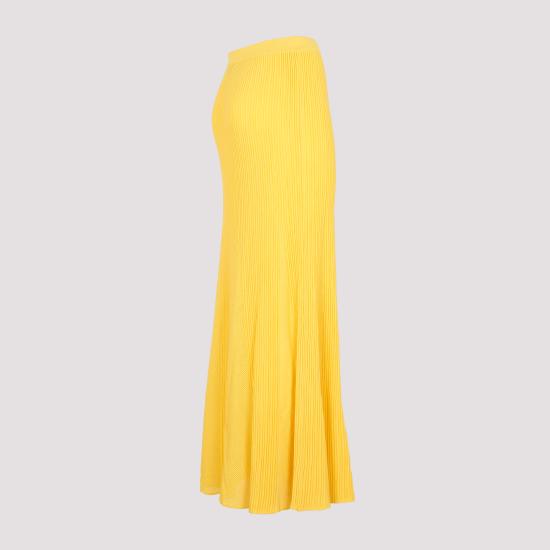  가브리엘라허스트 미디 스커트 2239800 A016 CDY CADMIUM YELLOW - GABRIELA HEARST