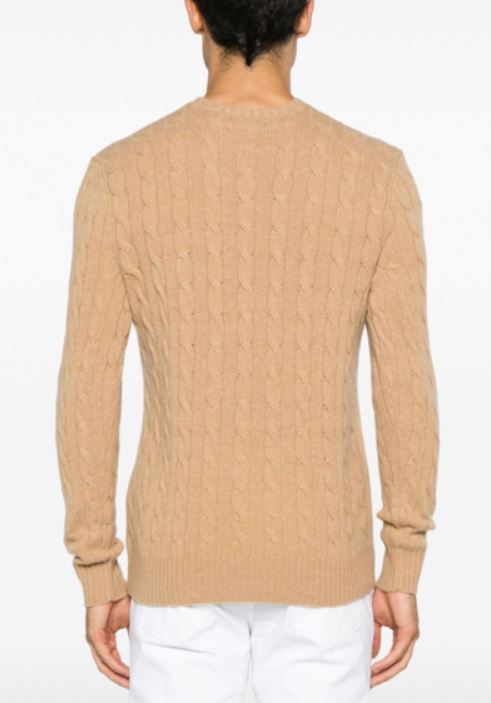  랄프 로렌 스웨터 710876762009 CAMEL MELANGE - RALPH LAUREN