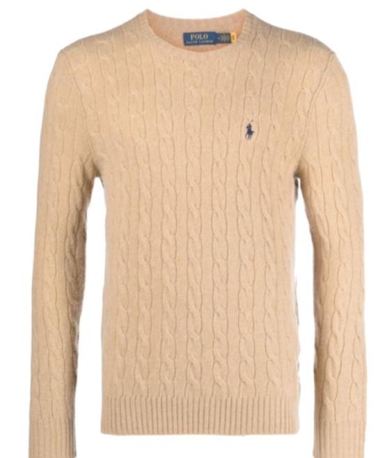  랄프 로렌 스웨터 710876762009 CAMEL MELANGE - RALPH LAUREN