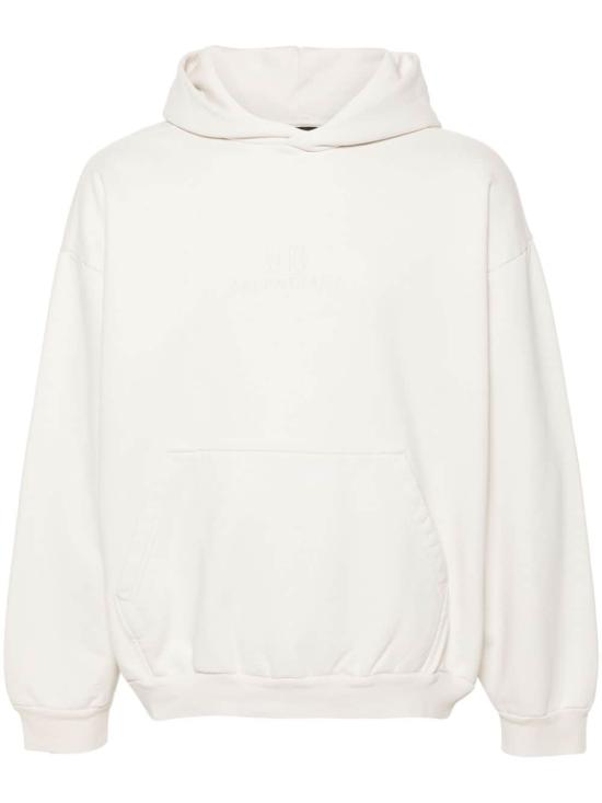  발렌시아가 미디엄 핏 후드 티셔츠 767877 TQVS99121 Beige