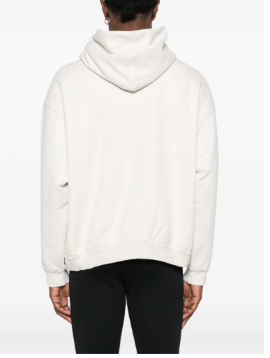  발렌시아가 미디엄 핏 후드 티셔츠 767877 TQVS99121 Beige - BALENCIAGA