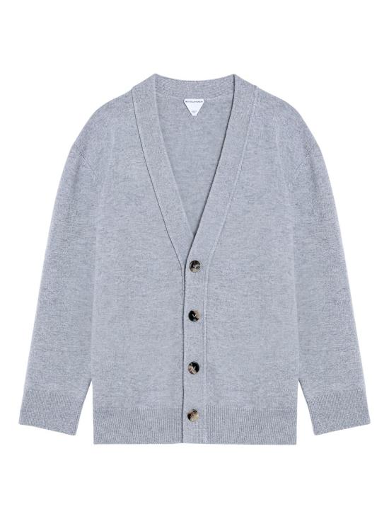 24FW 보테가베네타 가디건 777588 V2MM08531 Grey - BOTTEGA VENETA