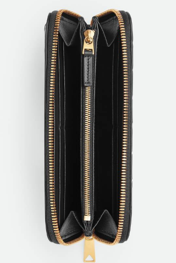 24FW 보테가베네타 지갑 742332 VCPP28425 Black - BOTTEGA VENETA