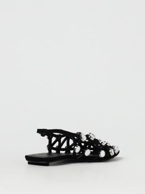 25SS 디 아티코 플랫 슈즈 246WSH00801LBT007SA 100 Black - THE ATTICO