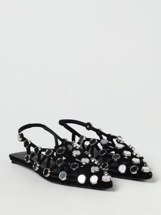 25SS 디 아티코 플랫 슈즈 246WSH00801LBT007SA 100 Black - THE ATTICO